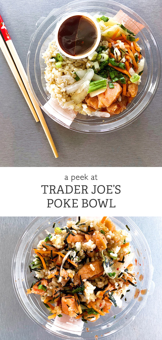 Trader Joe's Smoked Salmon Poke Bowl