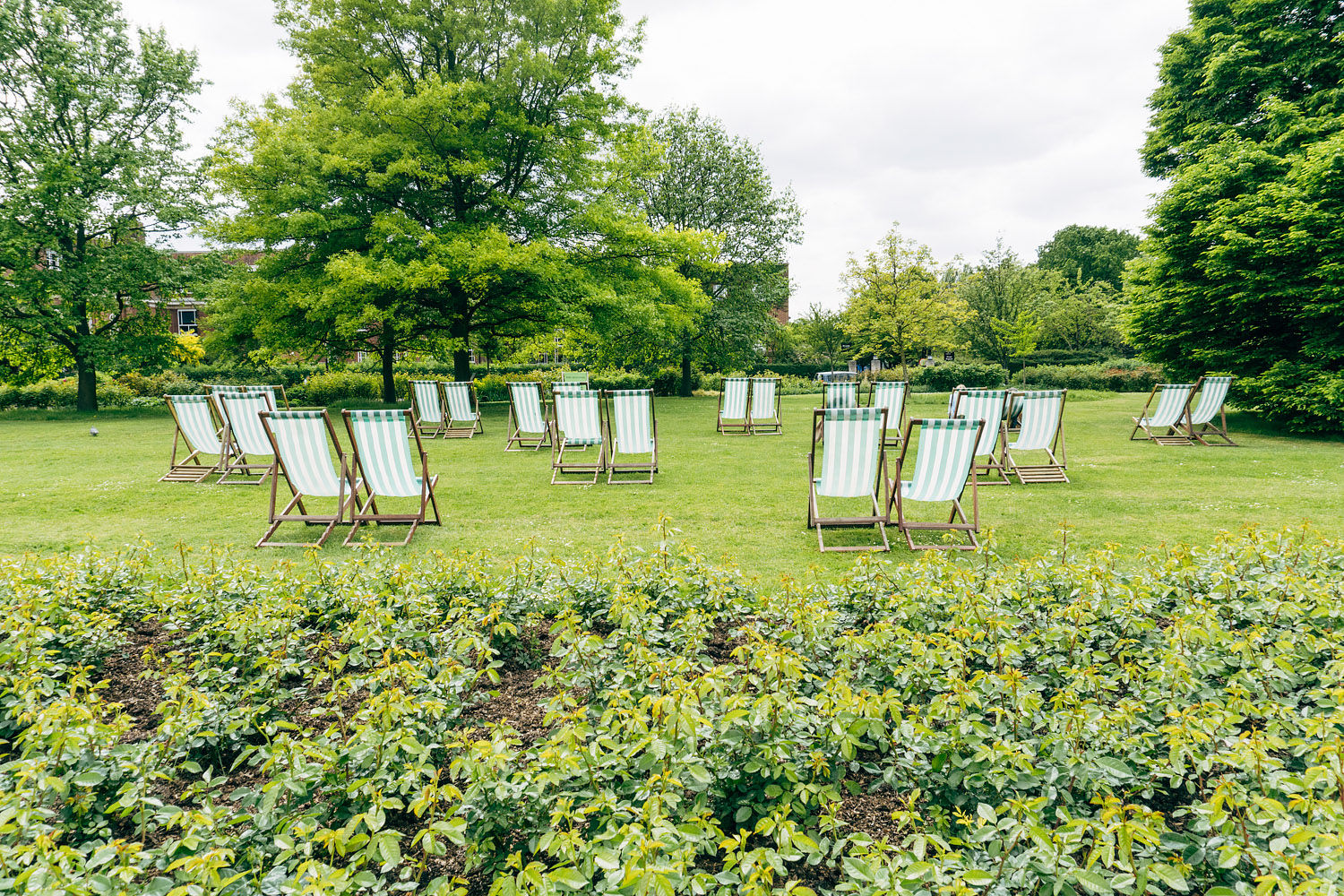 Striped Chairs in Regent's Park