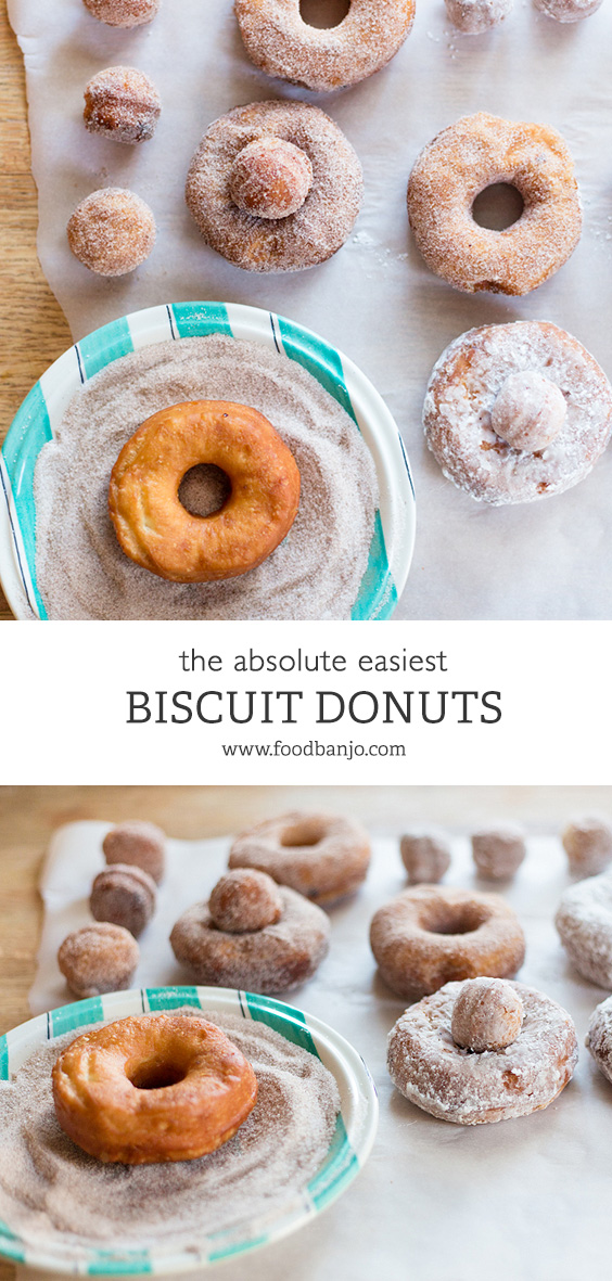 Biscuit Donuts Using Canned Biscuits Food Banjo