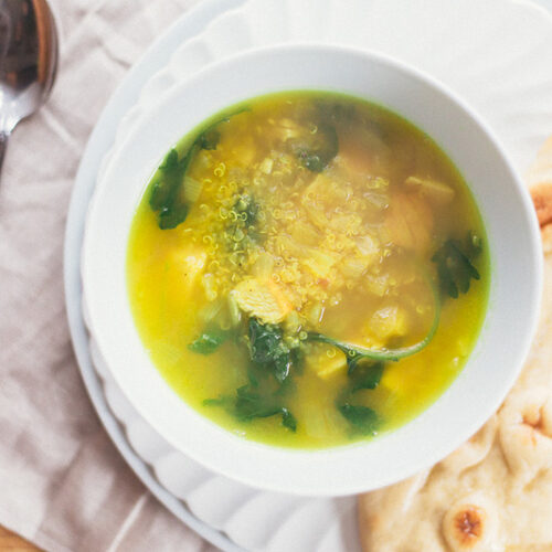 Chicken Quinoa & Kale Soup Food Banjo