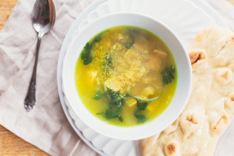 quinoa kale soup