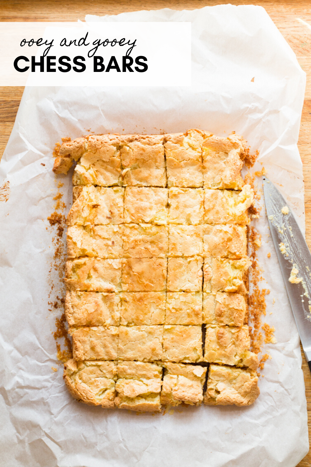 Gooey chess bars easy family recipe