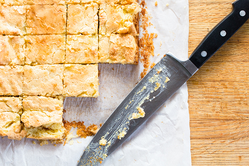 cutting chess squares with a knife