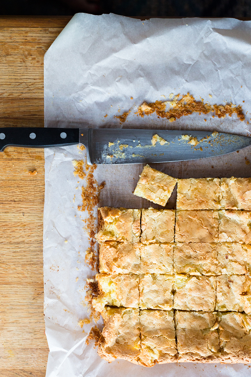 cut chess bars with a knife