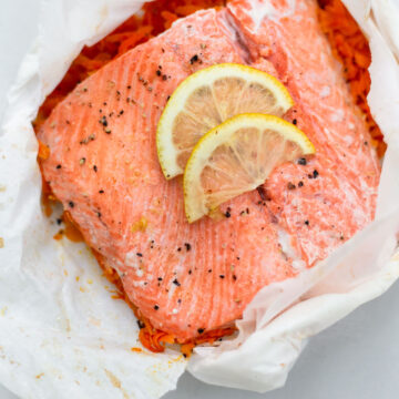 salmon in parchment paper