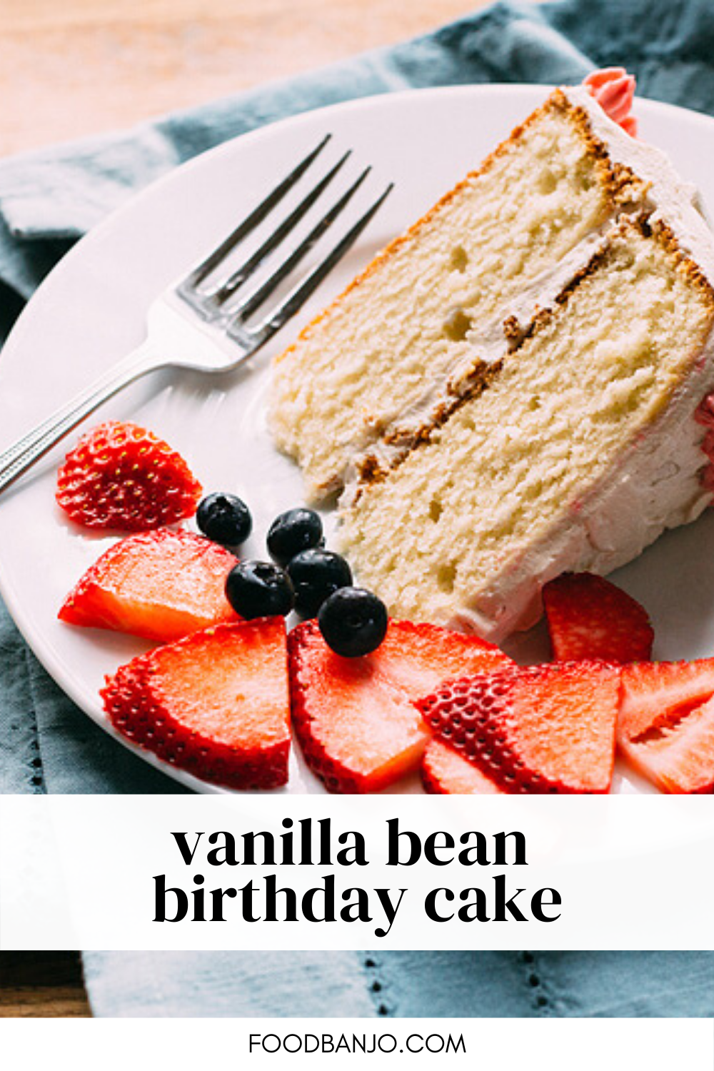 Vanilla Bean Birthday Cake Food Banjo