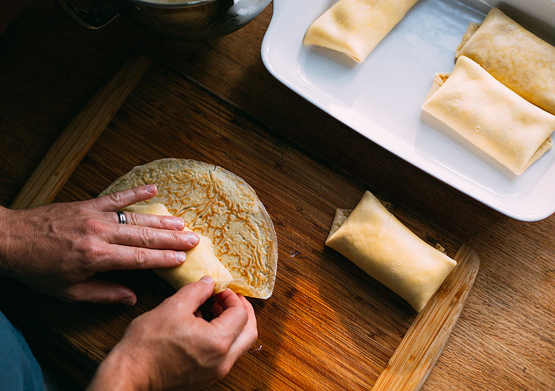 blintz folding