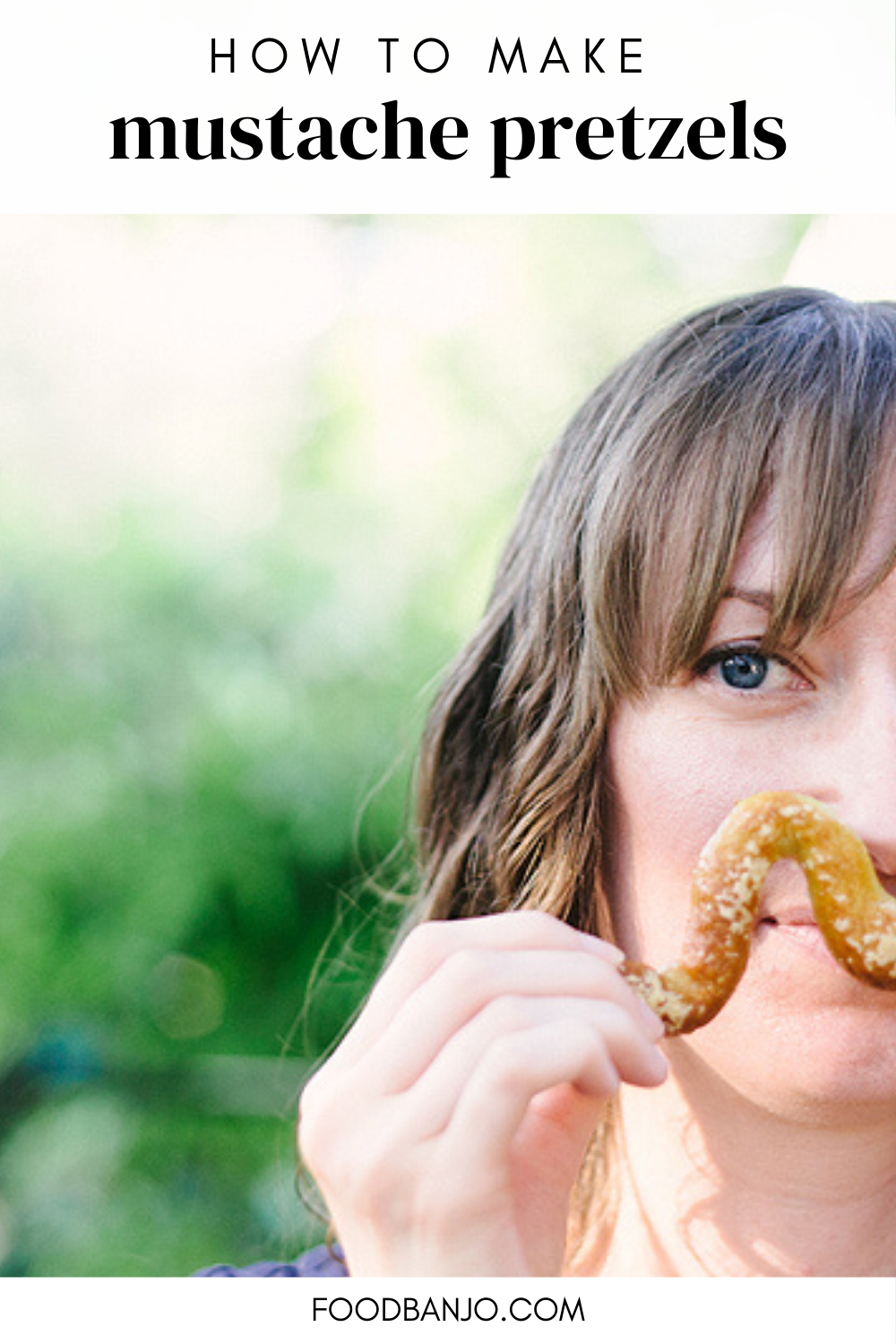 MustacheShaped Homemade Soft Pretzels Food Banjo