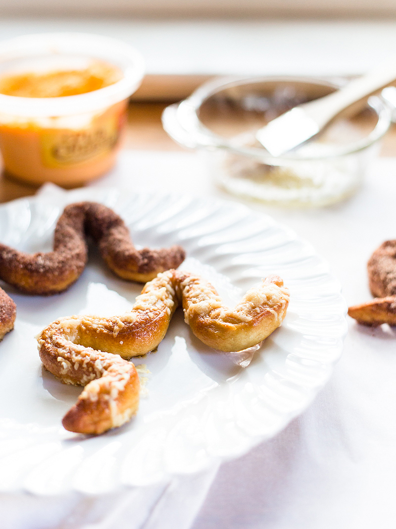 mustache pretzels