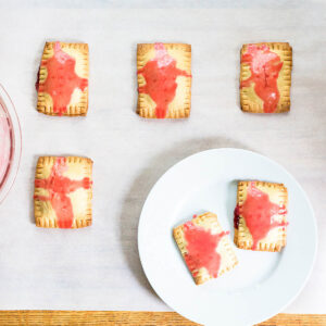 Homemade pop tarts using pie crust.