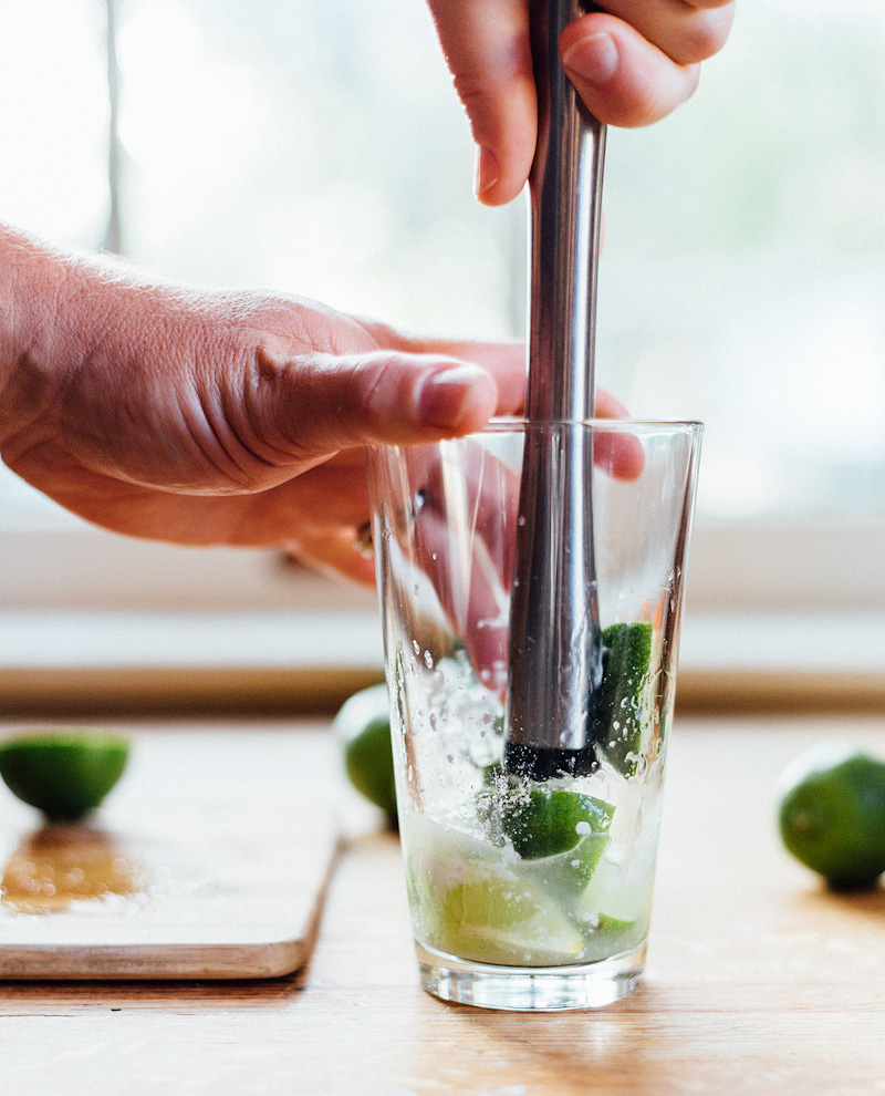 muddling limes