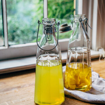 making limoncello