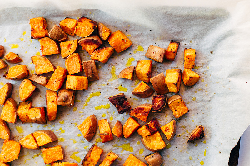 coconut oil sweet potatoes