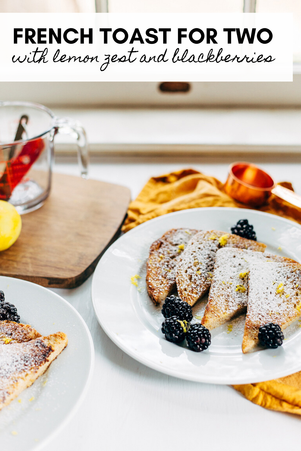 Easy French Toast for Two Food Banjo