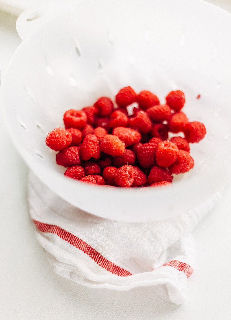 fresh raspberries