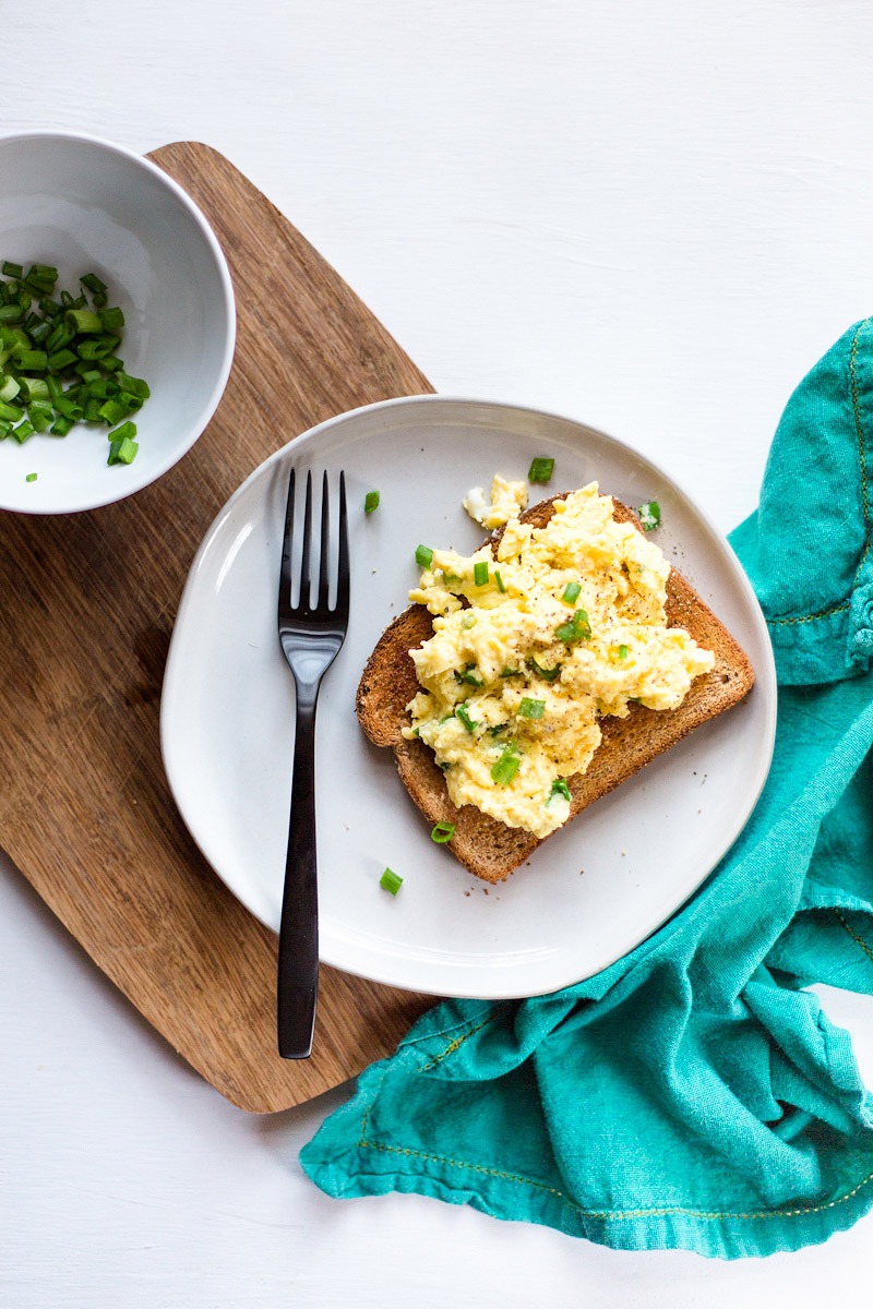 Scrambled Eggs with Green Onions