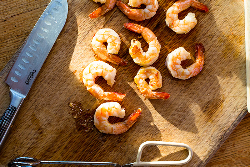 cooked shrimp