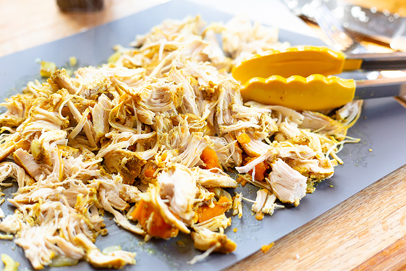 shredded chicken