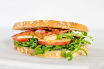 Apple Cheddar and Arugula Sandwich