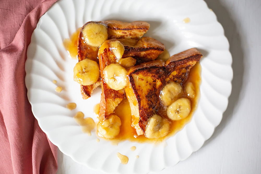 Bananas Foster French Toast