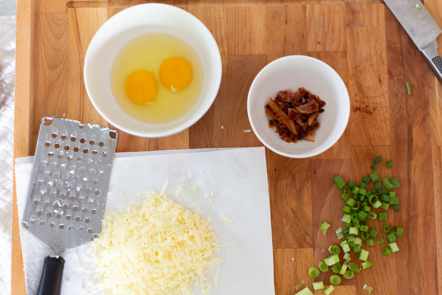 breakfast quesadilla ingredients.