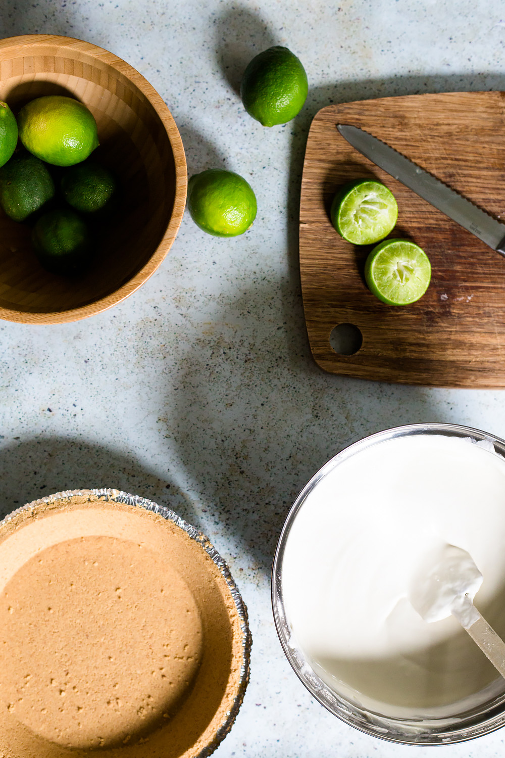 Making Limeade Pie