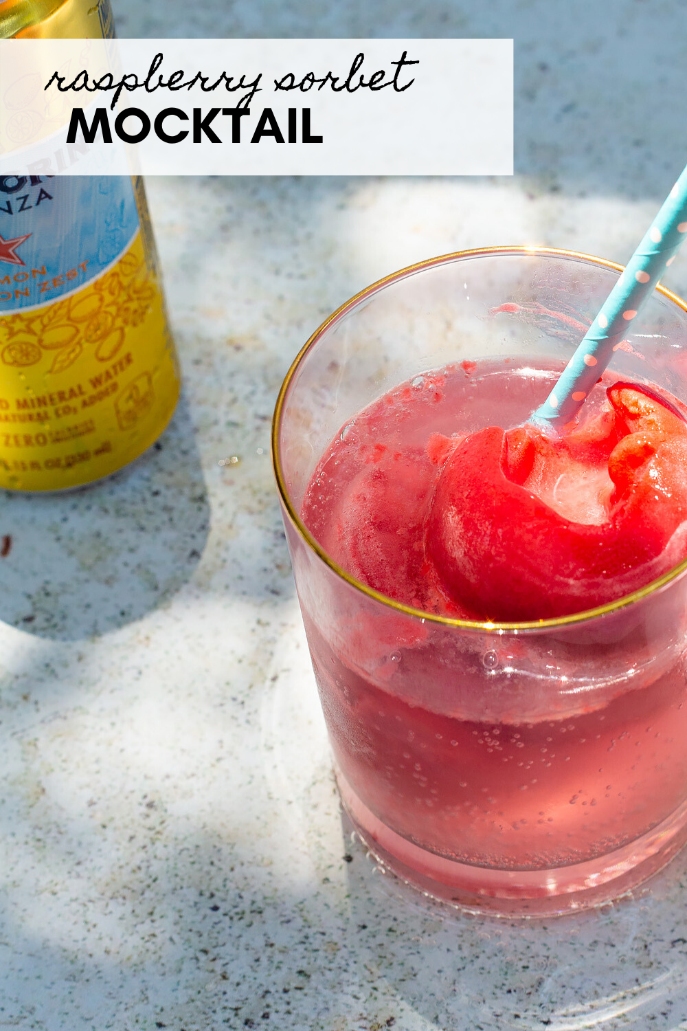Banjos Raspberry Raspberry Sorbet Mocktail - Food Banjo