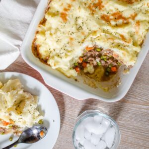 Cottage pie with beef