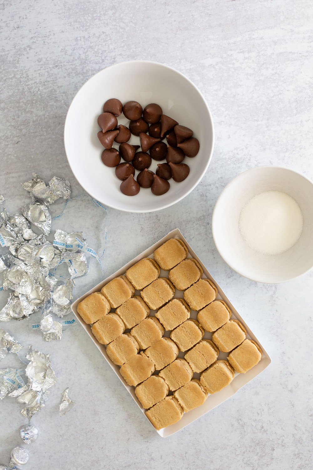 Peanut Butter Blossom Ingredients