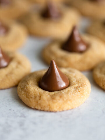 Peanut butter blossom cookies.
