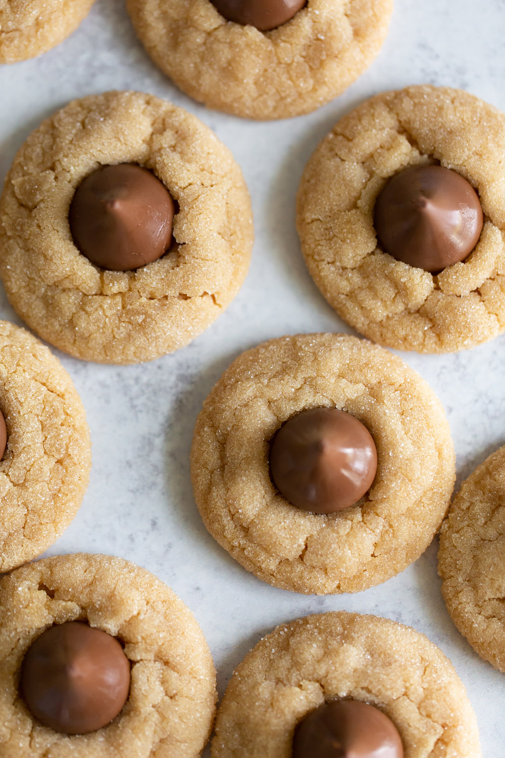 3 ingredient Peanut Butter Blossom Cookies