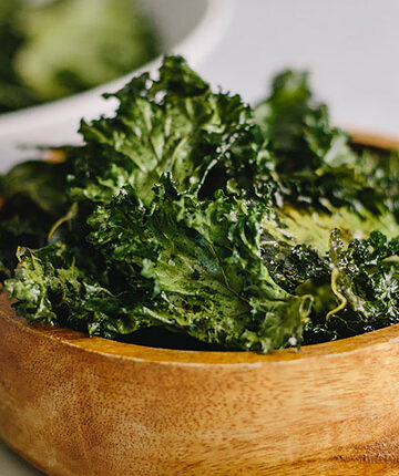 sea salt kale chips