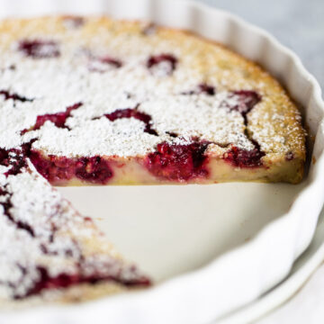 Raspberry Clafoutis