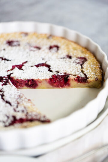 Raspberry Clafoutis - Food Banjo