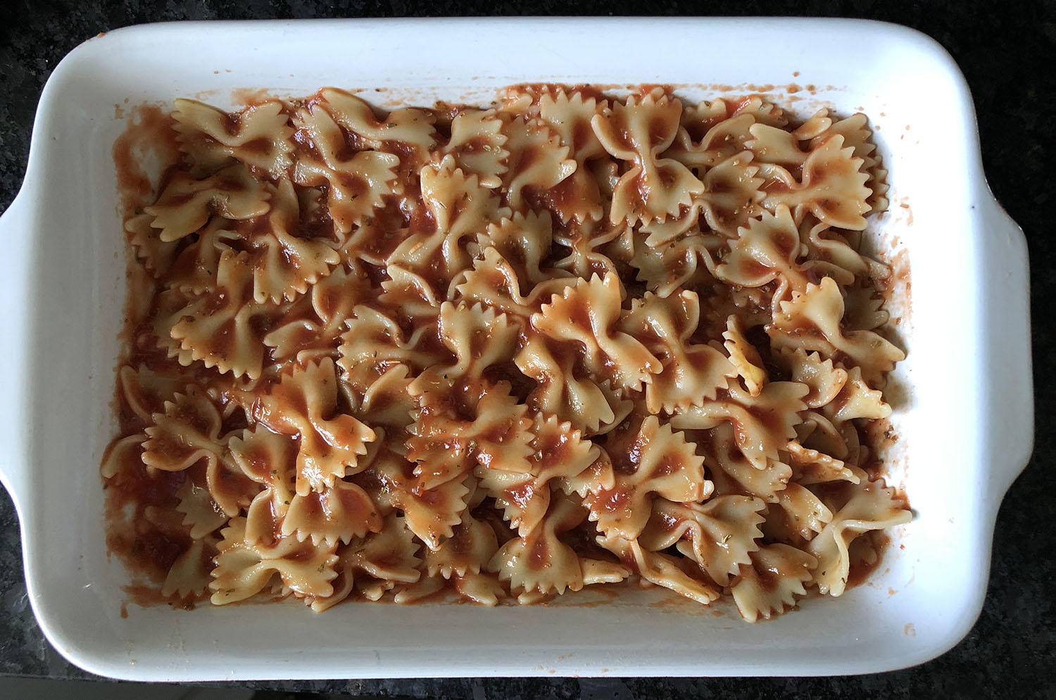 pasta with tomato sauce