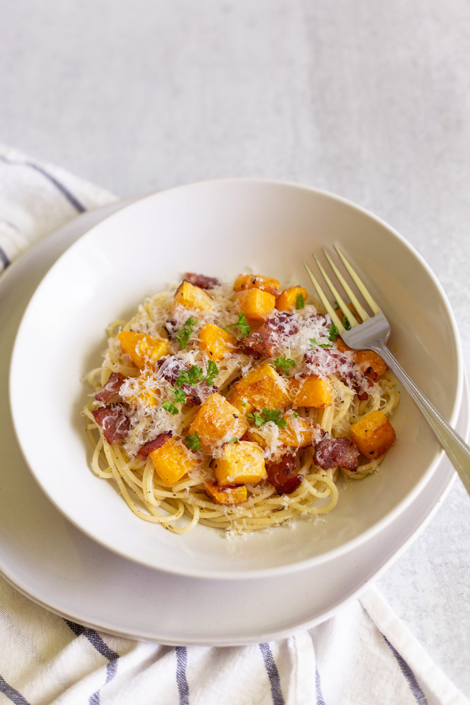 spaghetti with butternut squash