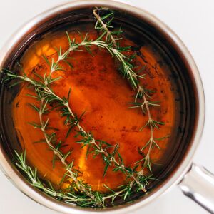 Rosemary simple syrup