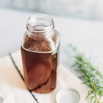 rosemary honey syrup