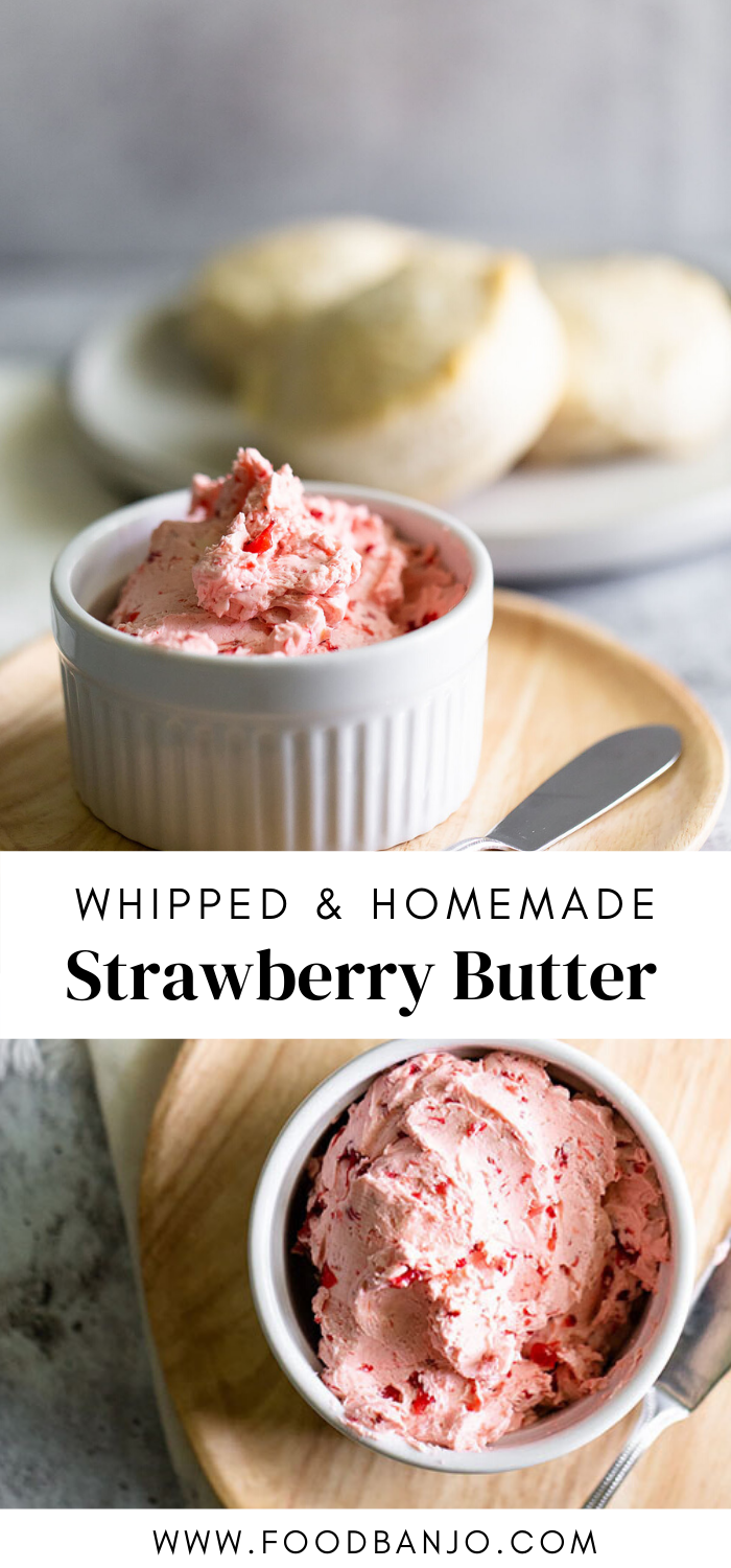 Whipped Strawberry Butter - Food Banjo
