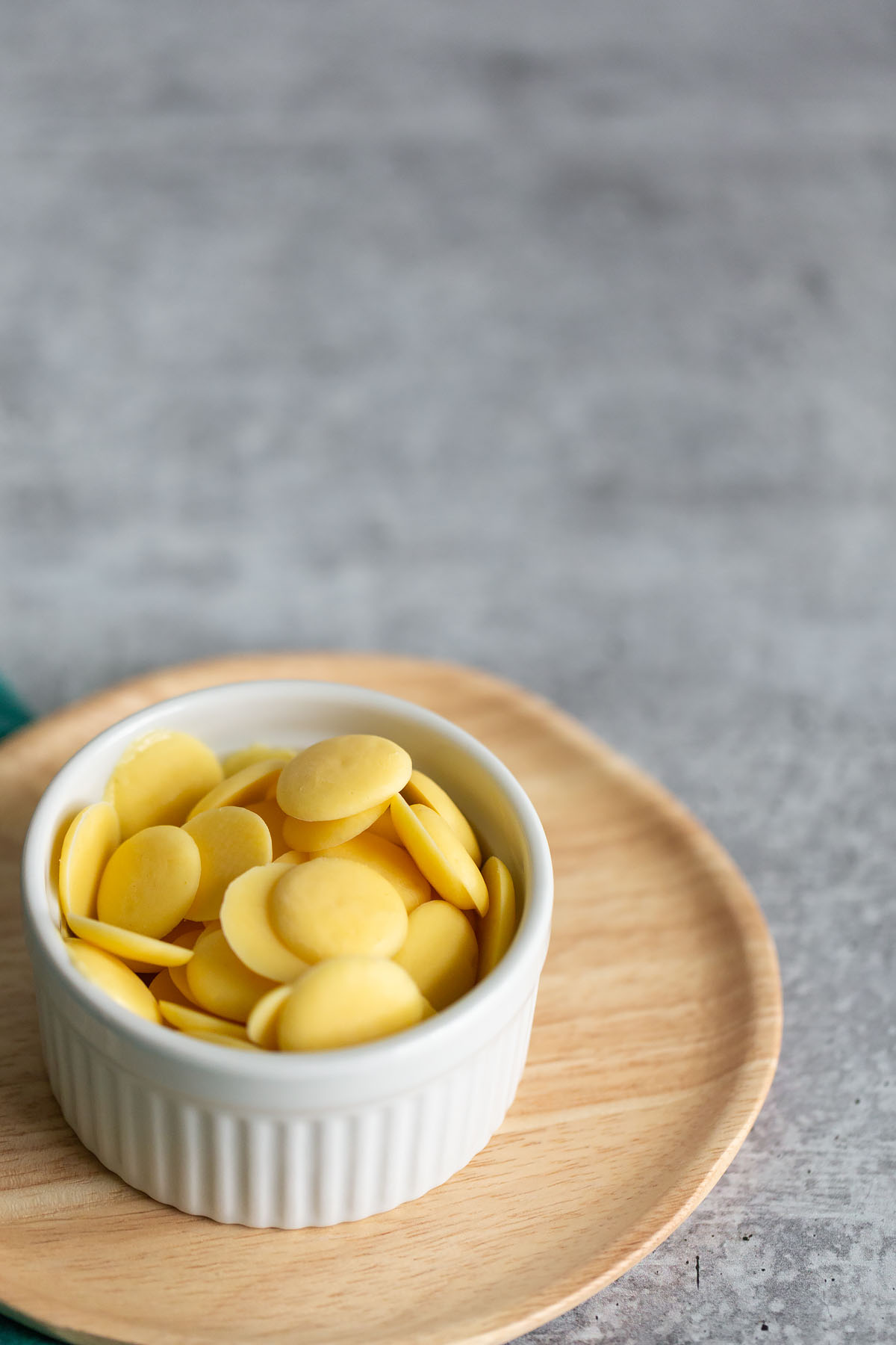 frozen yogurt bites in a bowl