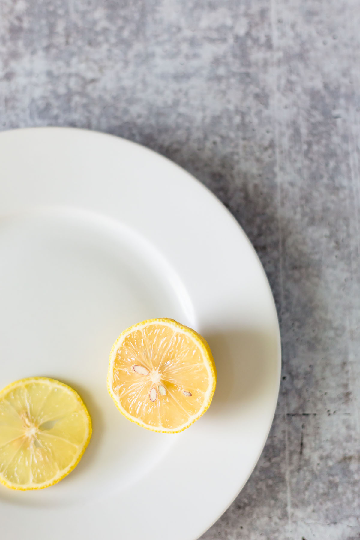 lemons on a plate