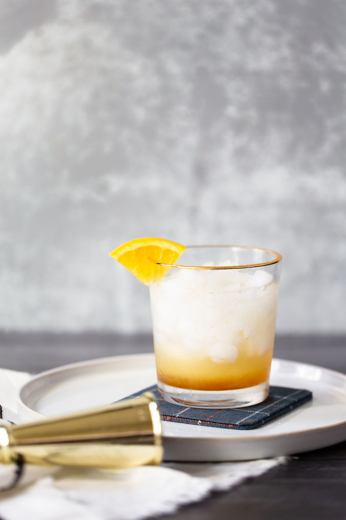 non alcoholic orange and cinnamon mocktail