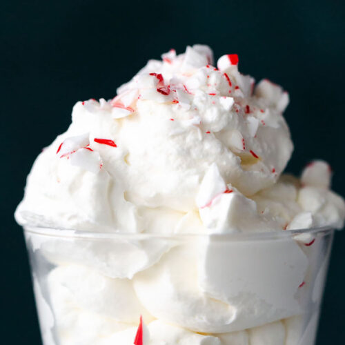 Homemade Peppermint Whipped Cream Food Banjo