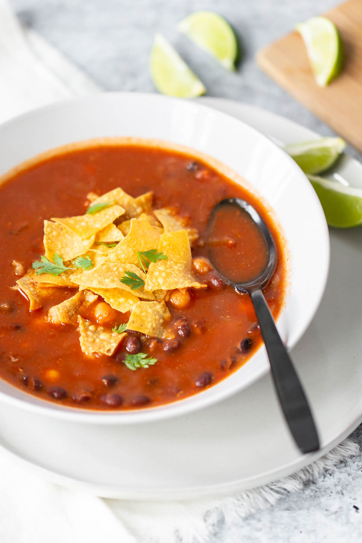 vegan tortilla soup