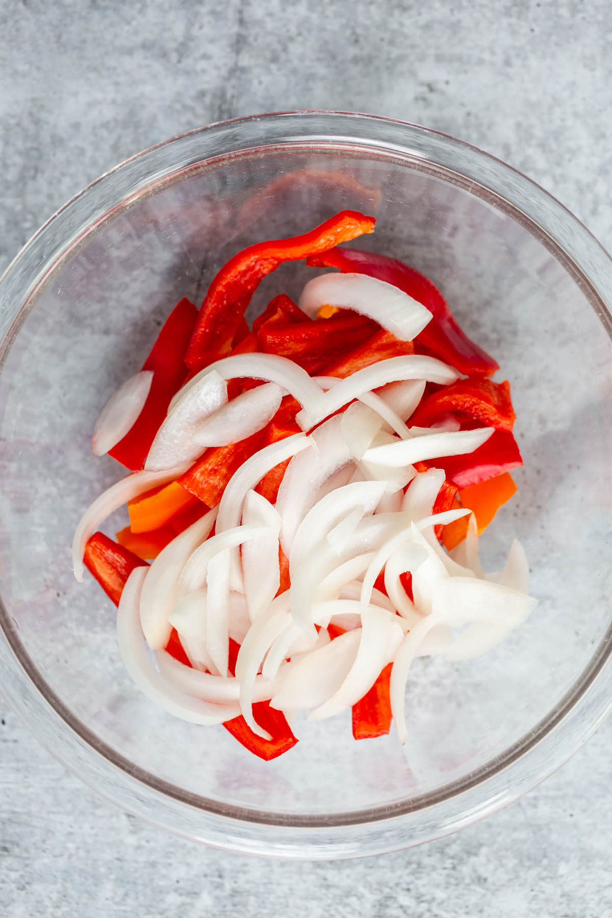 fajita vegetables in a bowl