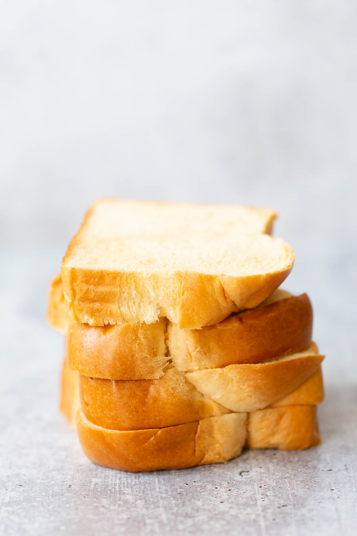 stack of brioche bread