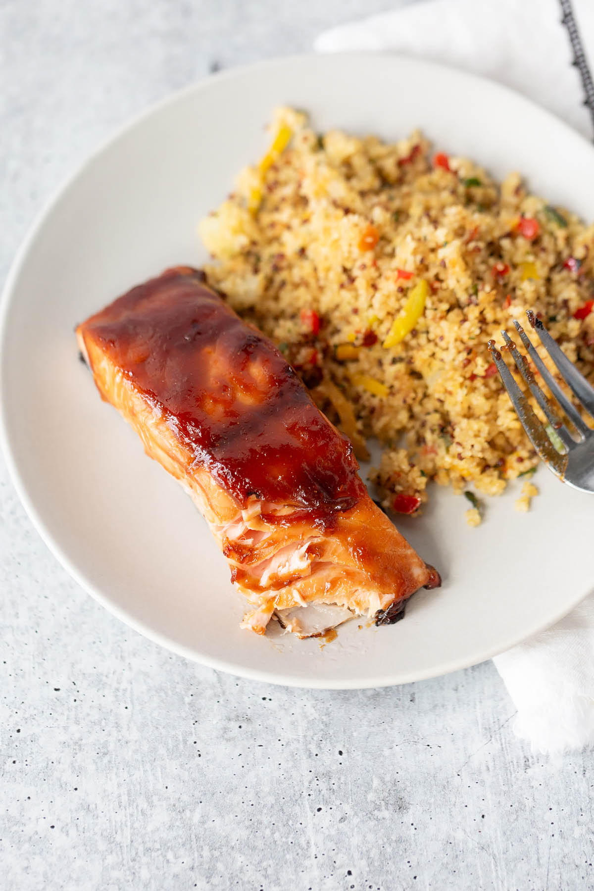 Air Fryer Teriyaki Salmon - Food Banjo