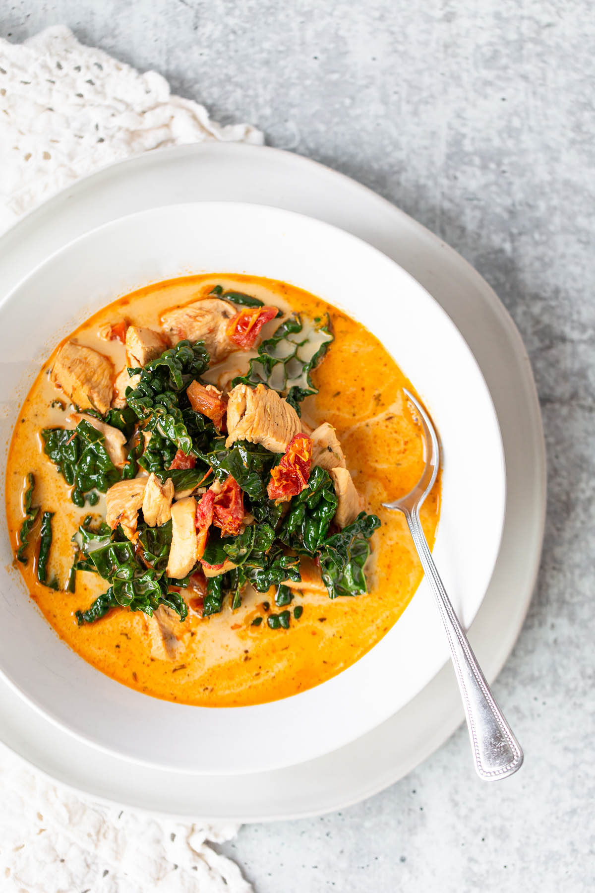 tuscan chicken soup with kale