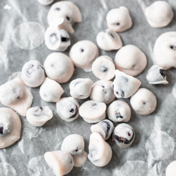 yogurt covered blueberries