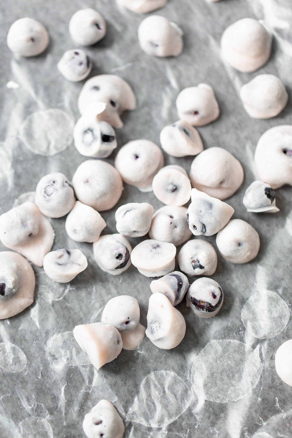 yogurt covered blueberries